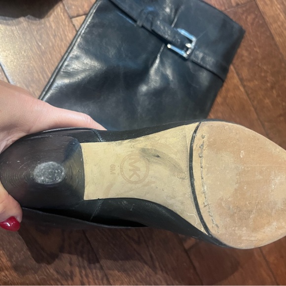 Michael kors leather knee high boots size 6 - Picture 3 of 5